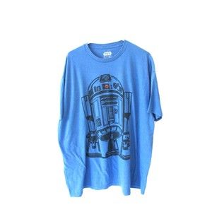 Star Wars Mad Engine R2D2 2X Unisex Short Sleeve T Shirt Cotton Polyester